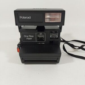 Polaroid One Step Flash Instant Camera with Strap